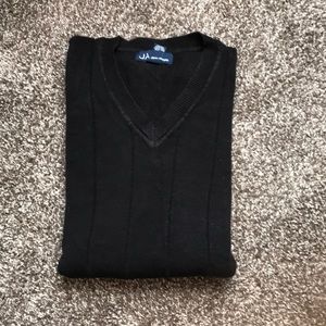 Men John Ashford”L”Black Sweater.Warm/Cozy/Cool💕